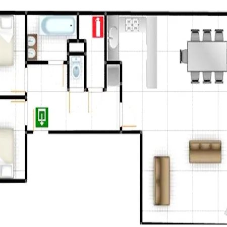 Apartment With Oblique Sea View Middelkerke